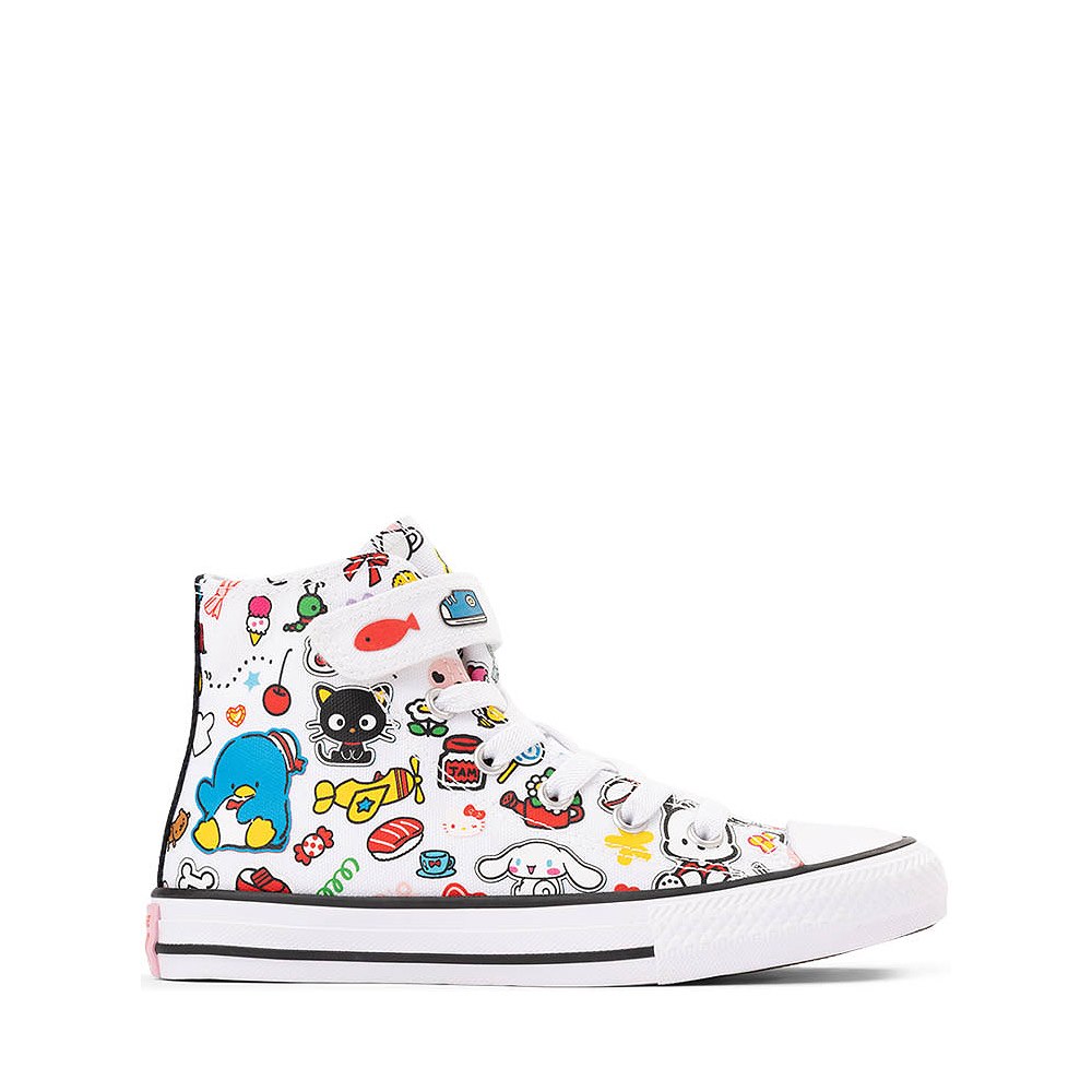 Converse x Hello Kitty&reg; & Friends Chuck Taylor All Star Easy-On High-Top Sneaker - Little Kid - White