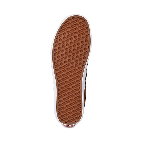 alternate view Vans Classic Slip-On Checkerboard Skate Shoe - Dachshund BrownALT3