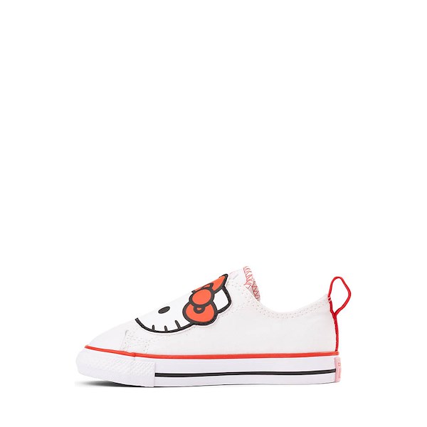 alternate view Converse x Hello Kitty&reg; & Friends Chuck Taylor All Star Easy-On Low-Top Sneaker - Baby / Toddler - WhiteALT1