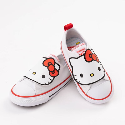 Main view of Converse x Hello Kitty&amp;reg; Chuck Taylor Easy-On Face Graphic Sneaker Baby/Toddler