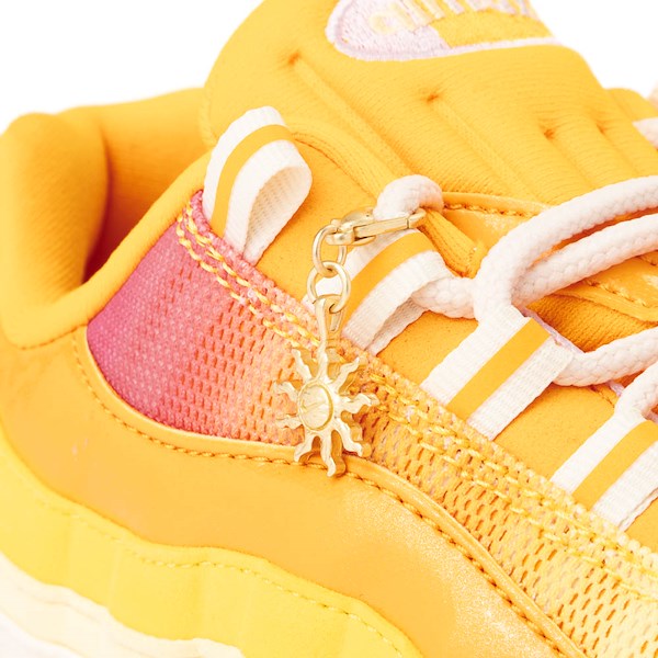 alternate view Womens Nike Air Max 95 Big Bubble Dawn of Light Athletic Shoe - University Gold / Coconut Milk / Pink FoamALT5B