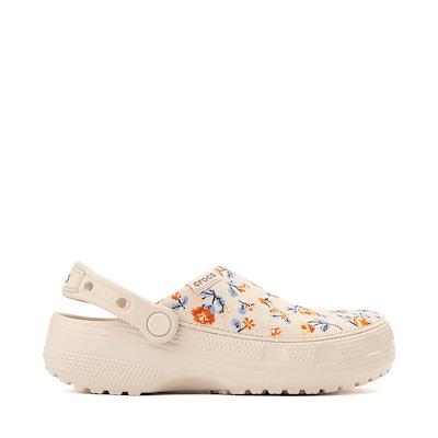 Main view of Crocs Classic Crafted Floral Clog - Frappe