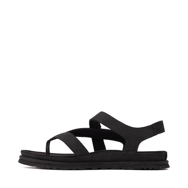 alternate view Womens UGG&reg; GoldenGaze Toe Post Sandal - BlackALT1