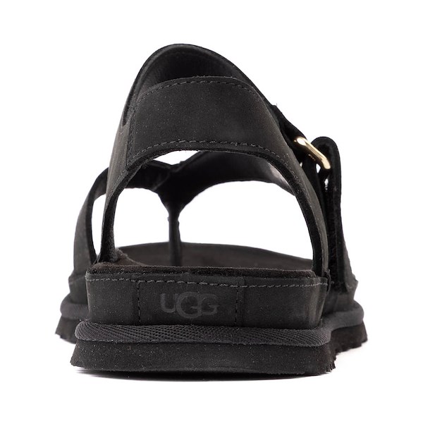 alternate view Womens UGG&reg; GoldenGaze Toe Post Sandal - BlackALT4