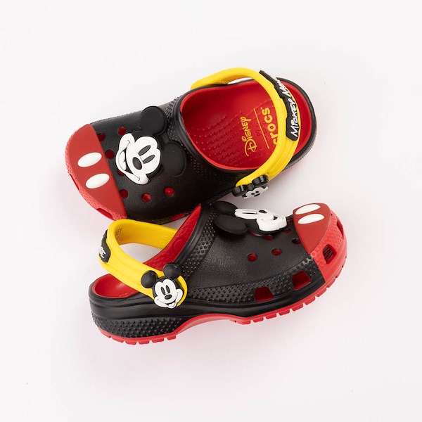 alternate view Disney Crocs Mickey Mouse Classic Clog - Baby / Toddler - MulticolorHERO