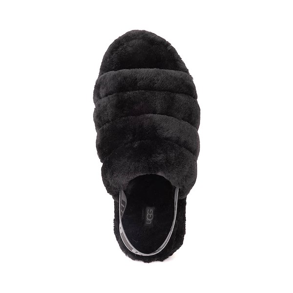 alternate view Womens UGG&reg; Fluff Yeah Slide - BlackALT2