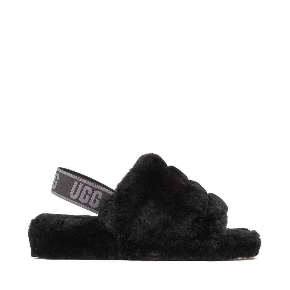 Womens UGG&reg; Fluff Yeah Slide - Black