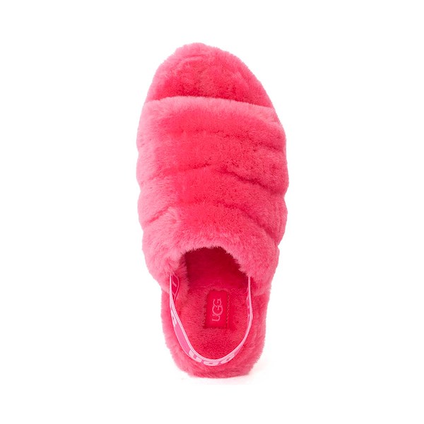 alternate view Womens UGG&reg; Fluff Yeah Slide - Deep CoralALT2