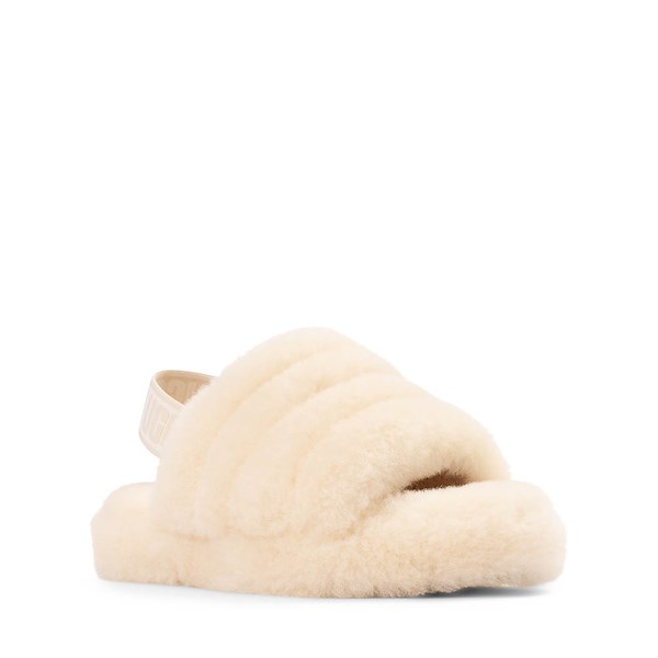 alternate view UGG&reg; Fluff Yeah Slide - Little Kid / Big Kid - NaturalALT5