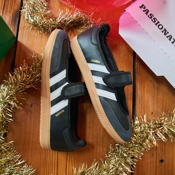 alternate view Womens adidas Samba Jane Athletic Shoe - Cloud White / Carbon / Core BlackHERO