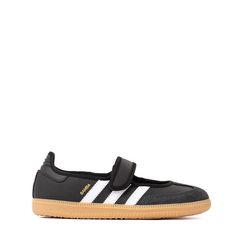 adidas Samba Jane Athletic Shoe - Big Kid - Core Black / Cloud White / Gum
