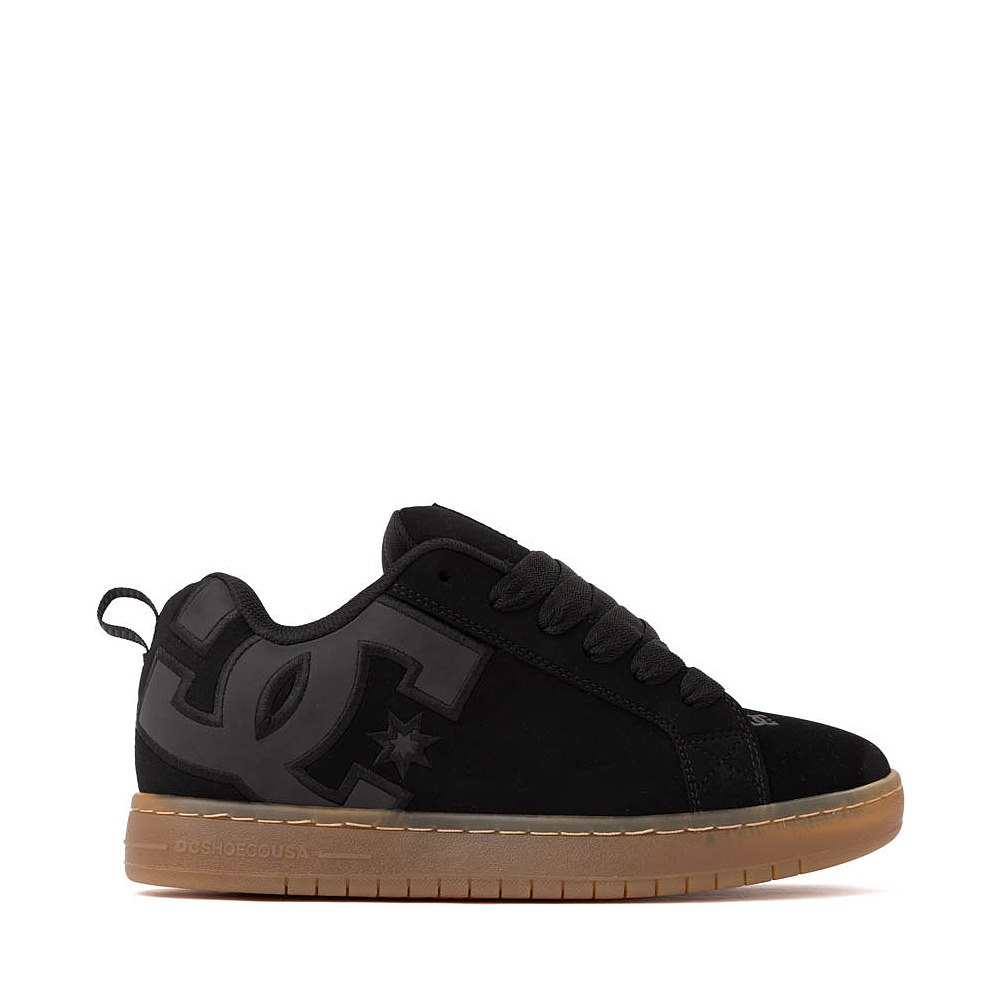 Mens DC Court Graffik Skate Shoe - Black / Gum