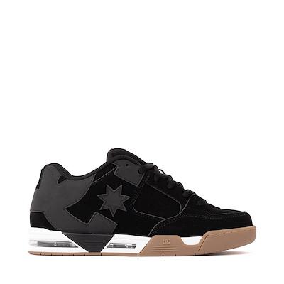 Main view of Mens DC Command Skate Shoe - Black / White / Gum
