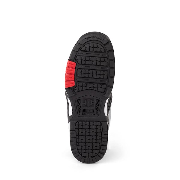 alternate view Mens DC AT-2 Skate Shoe - Black / Grey / RedALT3