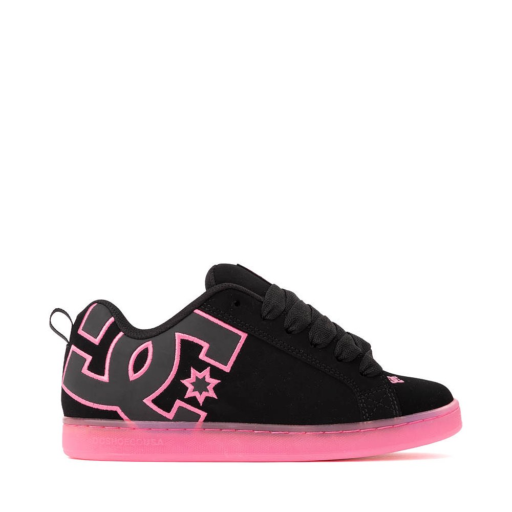 Womens DC Court Graffik Skate Shoe - Black / Pink