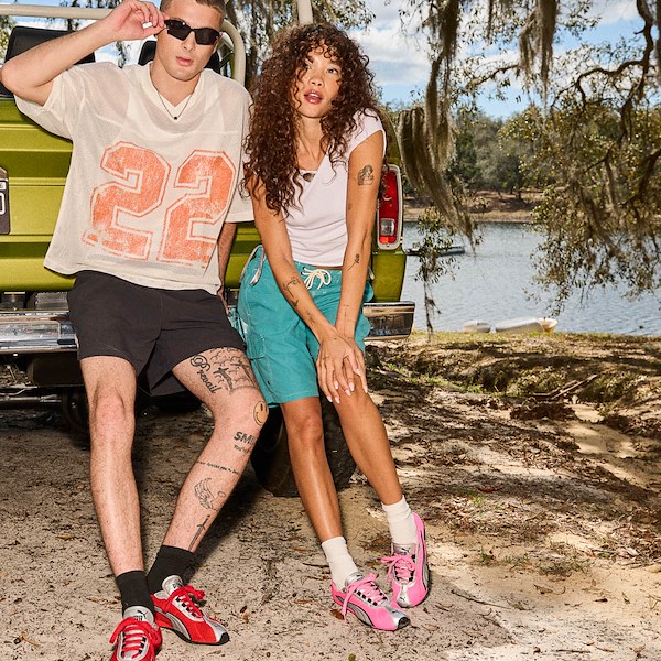 alternate view Womens PUMA H-Street OG Sneaker - Poison Pink / PUMA SilverALT1B