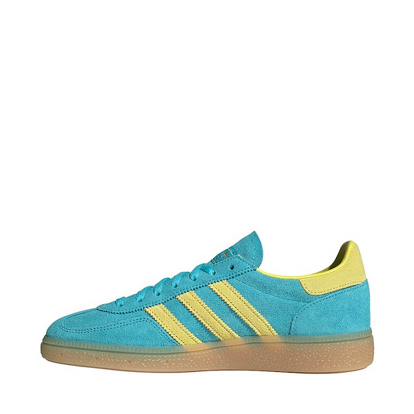 alternate view Womens adidas Handball Spezial Athletic Shoe - Blue Glow / Bright Yellow / Gold MetallicALT1