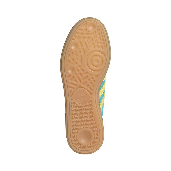 alternate view Womens adidas Handball Spezial Athletic Shoe - Blue Glow / Bright Yellow / Gold MetallicALT3