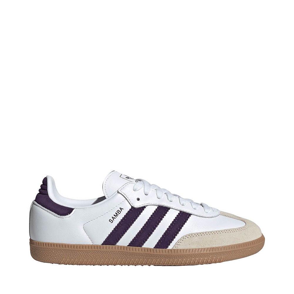 Womens adidas Samba OG Athletic Shoe - Cloud White / Alumina / Aurora Plum