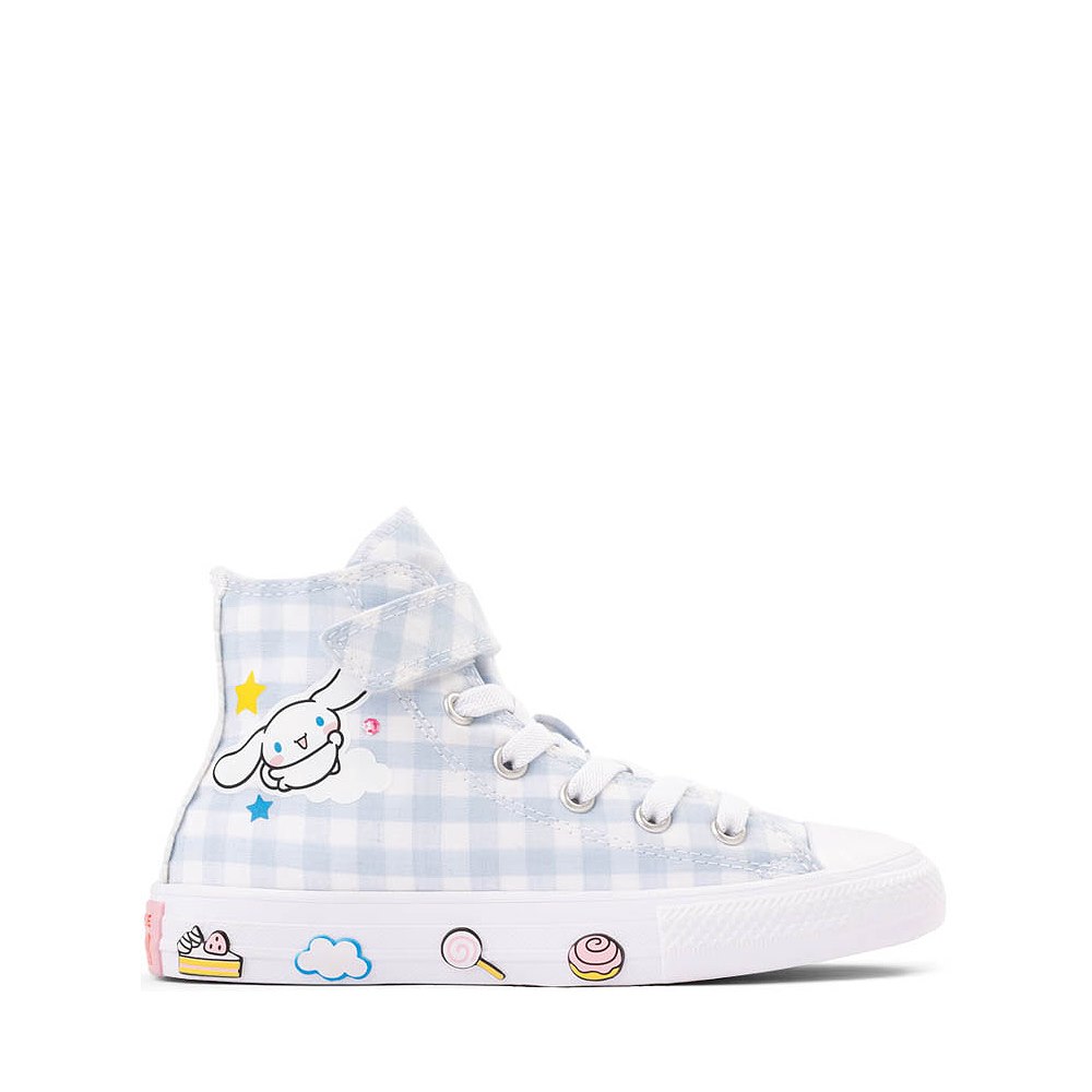 Converse x Hello Kitty&reg; & Friends Chuck Taylor All Star Easy-On High-Top Cinnamoroll Sneaker - Little Kid - Baby Blue