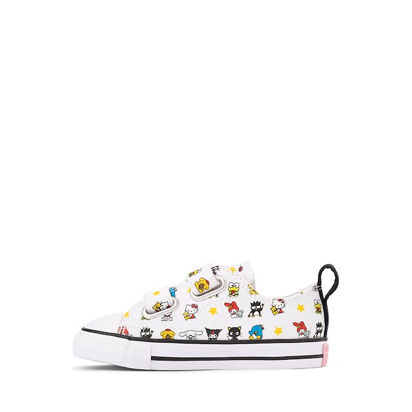 alternate view Converse x Hello Kitty&reg; & Friends Chuck Taylor All Star Easy-On Low-Top Sneaker - Baby / Toddler - WhiteALT1