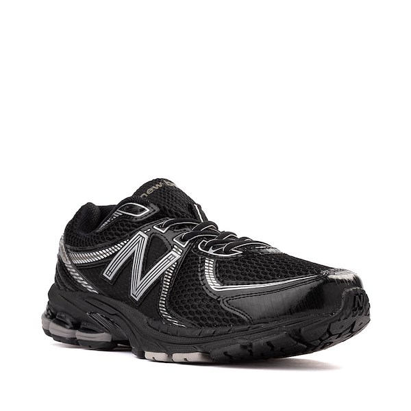 alternate view Mens New Balance 860v2 Athletic Shoe - Black / Silver MetallicALT5