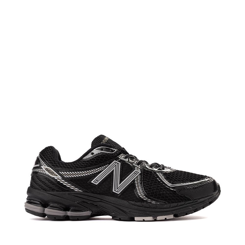 Mens New Balance 860v2 Athletic Shoe - Black / Silver Metallic