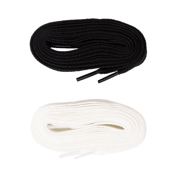alternate view Wide Lace 54-Inch 2 Pack - Black / WhiteALT1