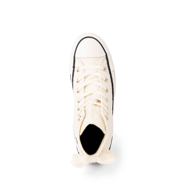 alternate view Converse Chuck Taylor All Star Bow Crochet High-Top Sneaker - EgretALT2