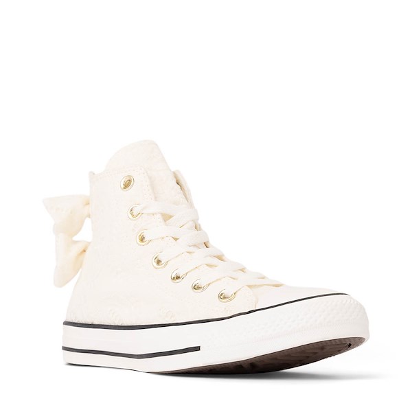 alternate view Converse Chuck Taylor All Star Bow Crochet High-Top Sneaker - EgretALT5