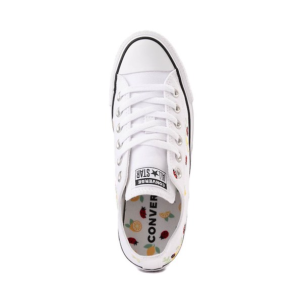 alternate view Converse Chuck Taylor All Star Lemons & Ladybugs Low-Top Sneaker - WhiteALT2