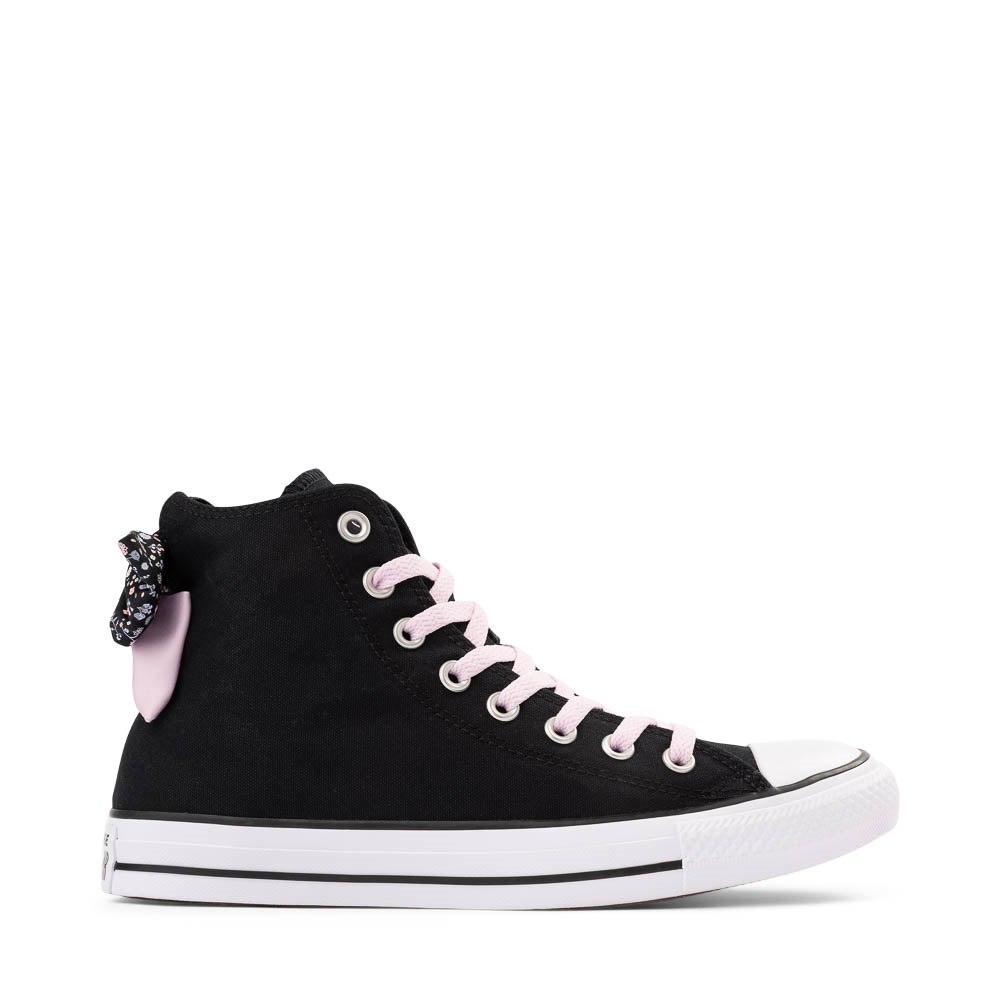 Converse Chuck Taylor All Star Bow High-Top Sneaker - Black / New Found Bloom