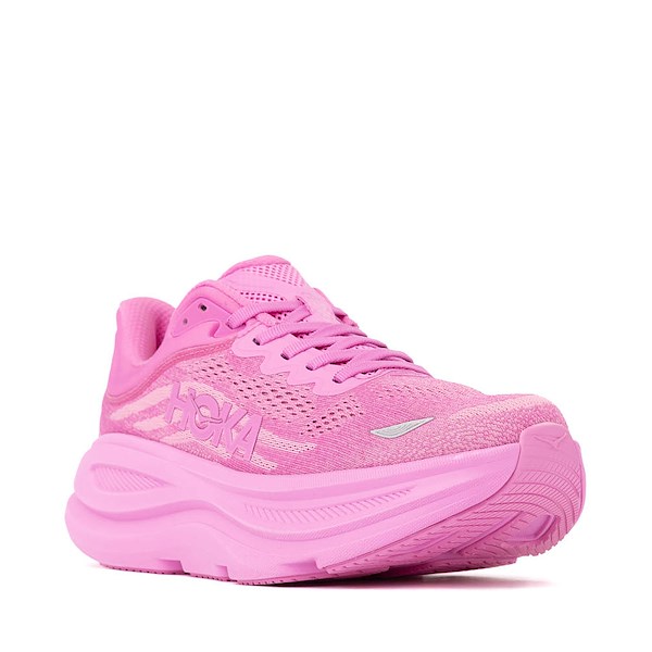 alternate view Womens HOKA Bondi 9 Running Shoe - Crabapple / CrabappleALT5