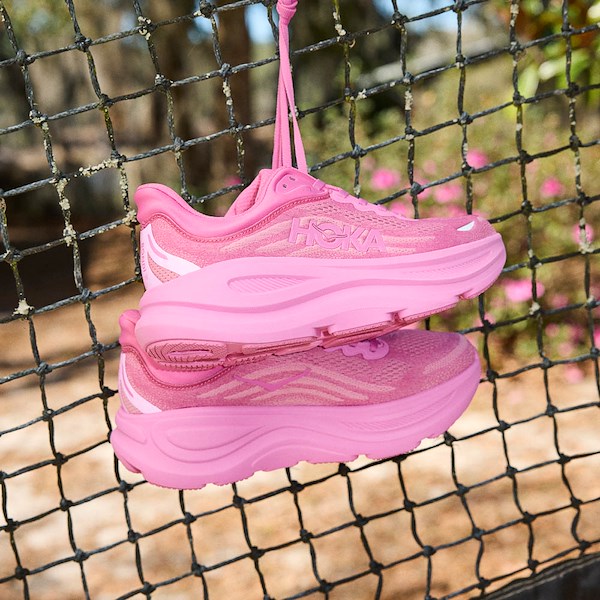 alternate view Womens HOKA Bondi 9 Running Shoe - Crabapple / CrabappleHERO