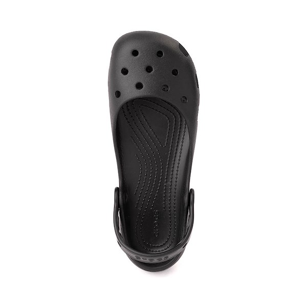 alternate view Womens Crocs Classic Ballet Flat - BlackALT2