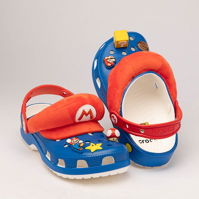 Main view of Super Mario Crocs Mario Classic Clog - Blue