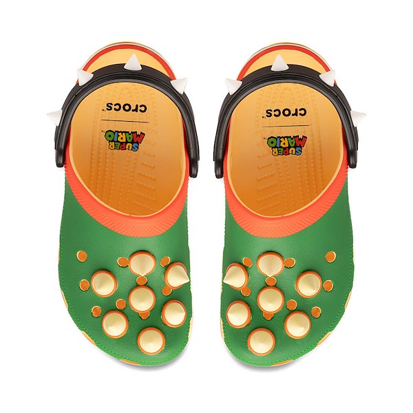 alternate view Super Mario Crocs Bowser Classic Clog - GreenALT2