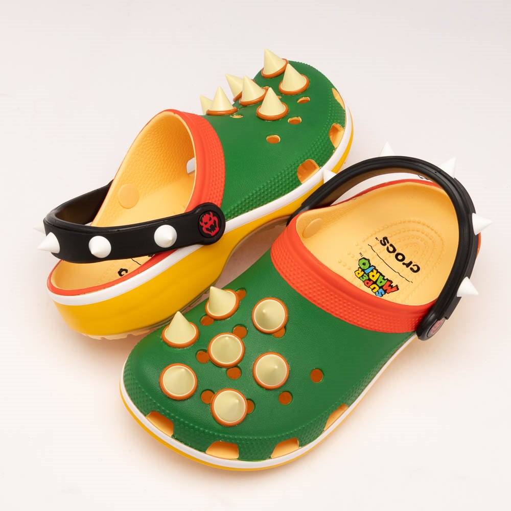 Super Mario Crocs Bowser Classic Clog - Green