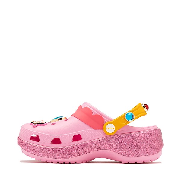 alternate view Super Mario Crocs Princess Peach Classic Platform Clog - PinkALT1
