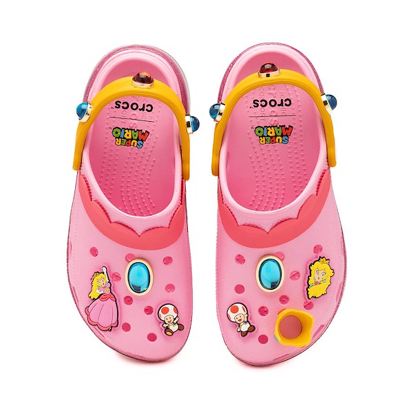 alternate view Super Mario Crocs Princess Peach Classic Platform Clog - PinkALT2