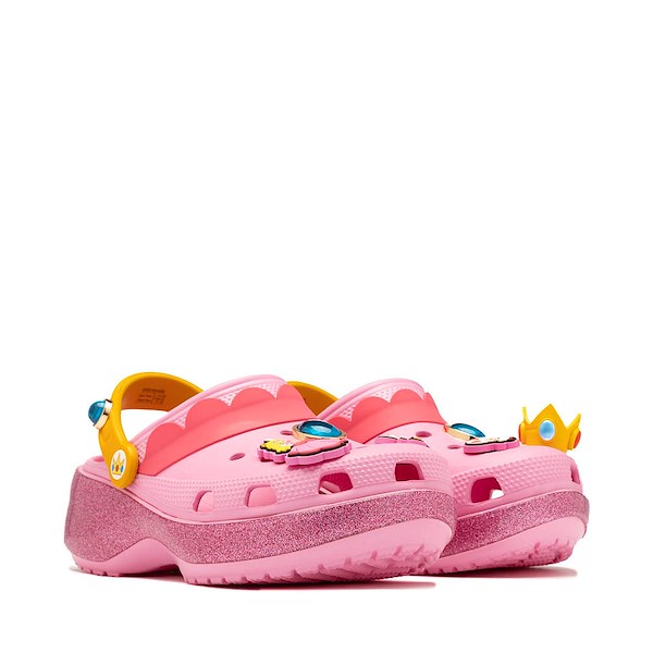 alternate view Super Mario Crocs Princess Peach Classic Platform Clog - PinkALT5