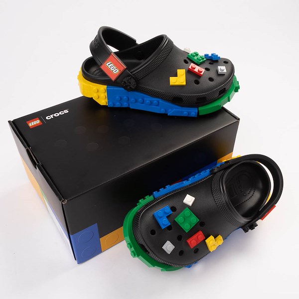 alternate view LEGO&reg; Crocs Classic Masterbrand Creativity Clog - BlackALT1D