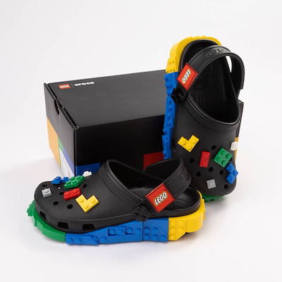 Main view of LEGO&amp;reg; Crocs Classic Masterbrand Creativity Clog - Black