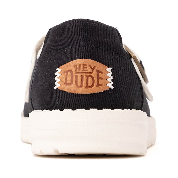 alternate view Womens HEYDUDE Wendy Jane Casual Shoe - BlackALT4