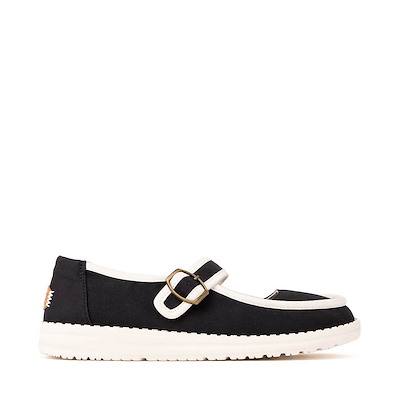 Main view of Womens HEYDUDE Wendy Jane Slip-On Casual Shoe - Black