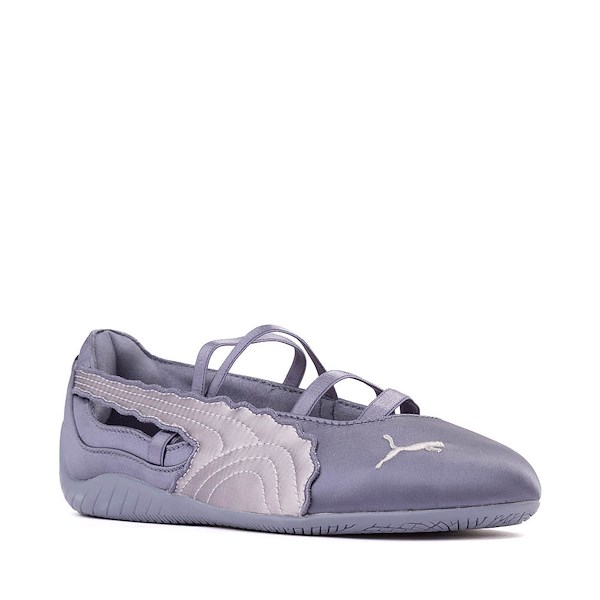 alternate view Womens PUMA Speedcat Ballet Venus Flat - Gray Sky / Vibrant SilverALT5