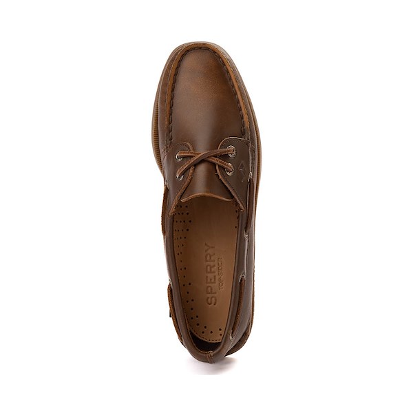 alternate view Womens Sperry Top-Sider Authentic Original&trade; 2-Eye Boat Shoe - Medium BrownALT2