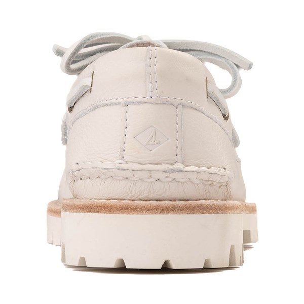 alternate view Womens Sperry Top-Sider Authentic Original&trade; 2-Eye Boat Shoe - Off WhiteALT4