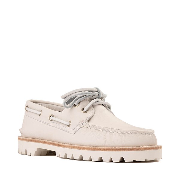 alternate view Womens Sperry Top-Sider Authentic Original&trade; 2-Eye Boat Shoe - Off WhiteALT5