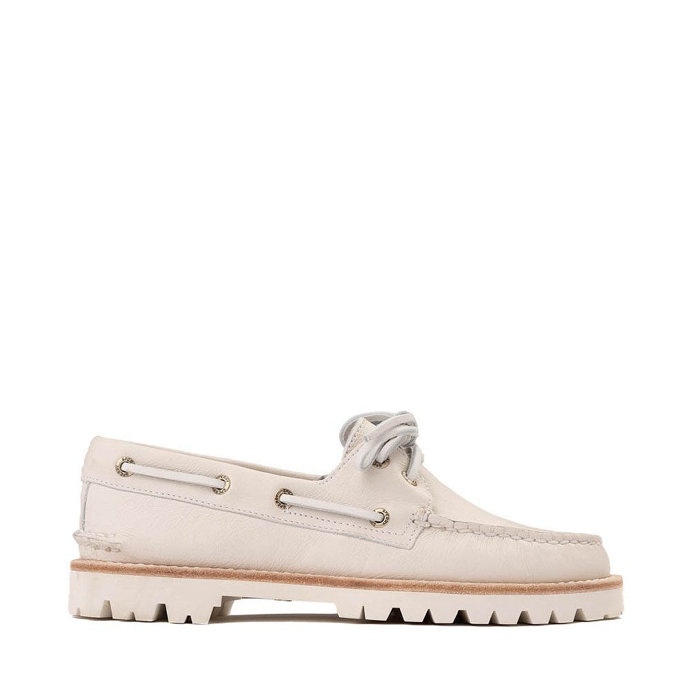 Womens Sperry Top-Sider Authentic Original&trade; 2-Eye Boat Shoe - Off White